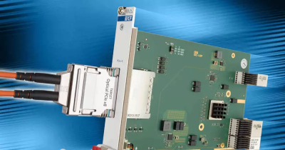 Exemplo de PCIe óptico
